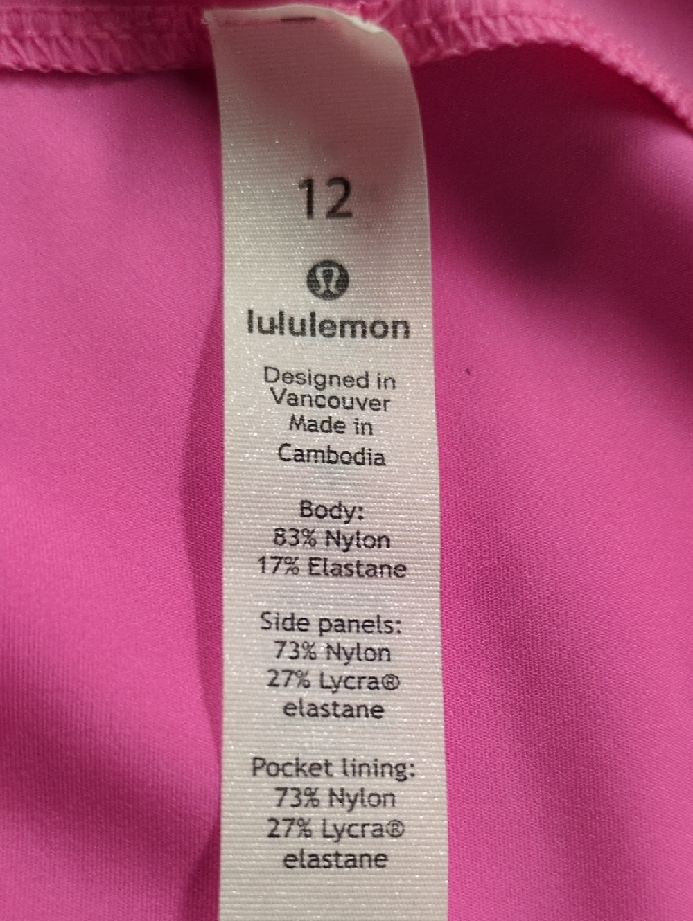 Lululemon Final Mile Jacket Pink Size 12 - Picture 6 of 9